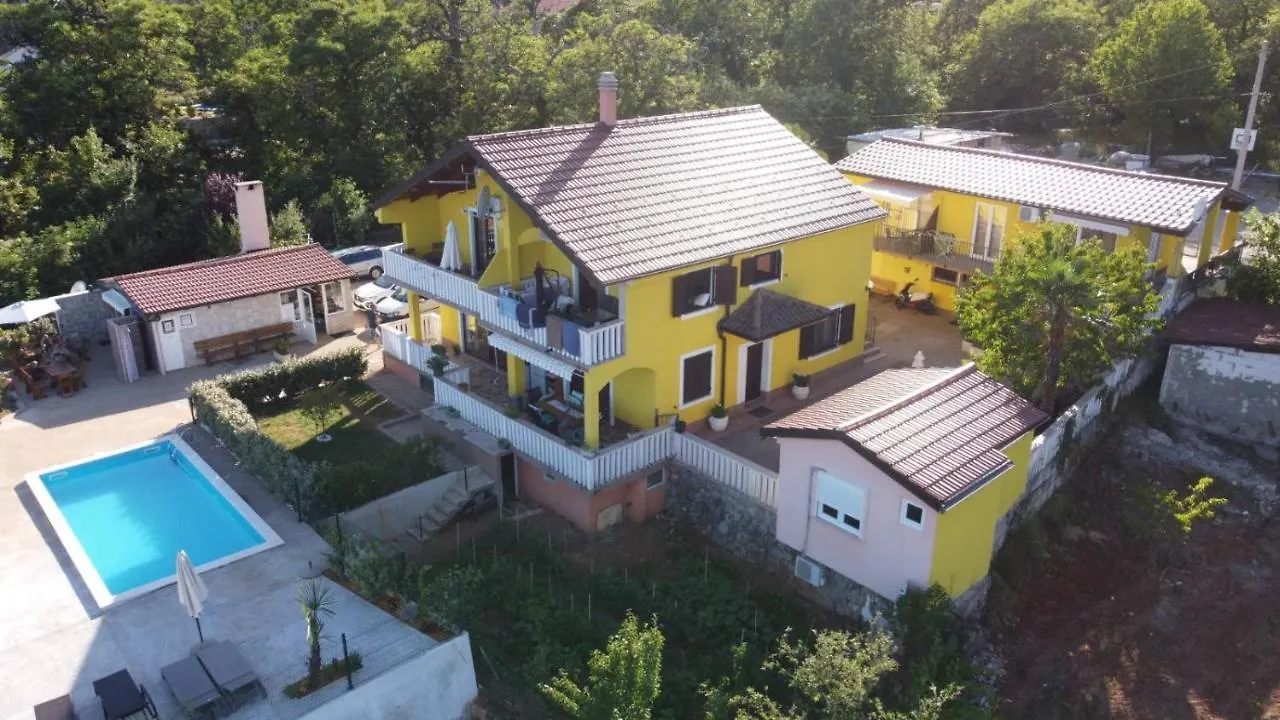 Apartments Nika With Swimming Pool And Beautiful Sea View Dobrec